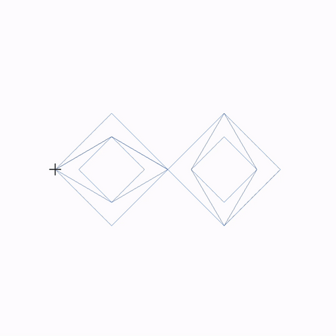 Alternating Diamonds