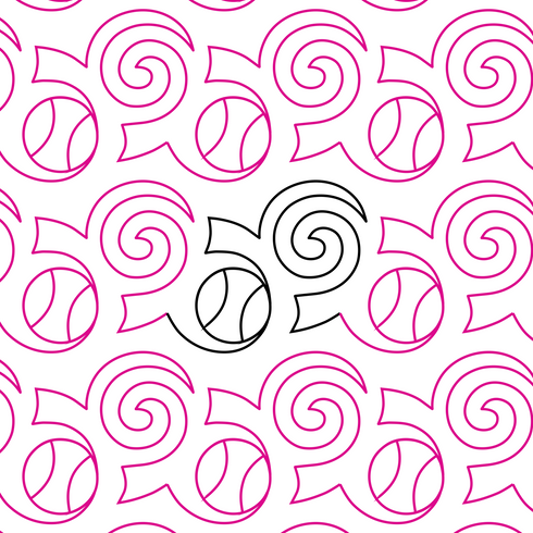 Baseball Swirls