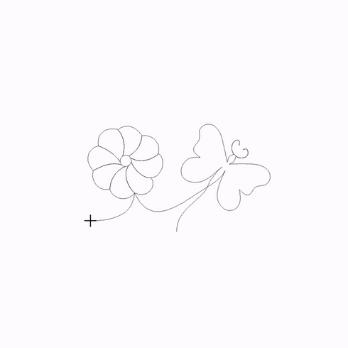 Butterfly Rose Corner