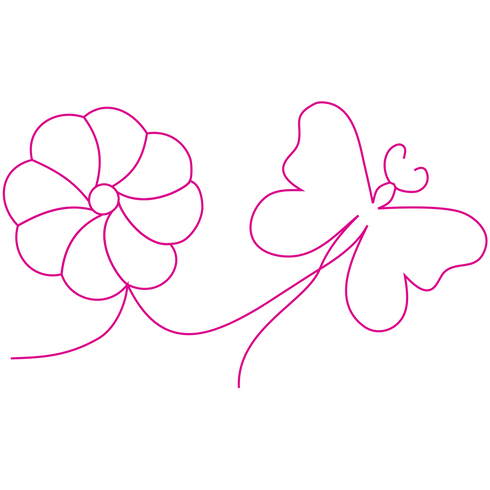 Butterfly Rose Corner