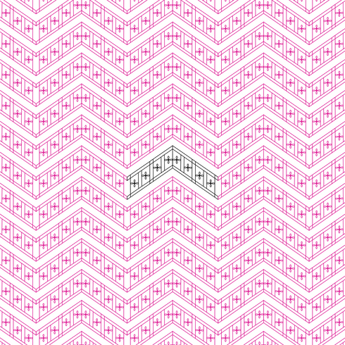 Cretian Stairs Chevron