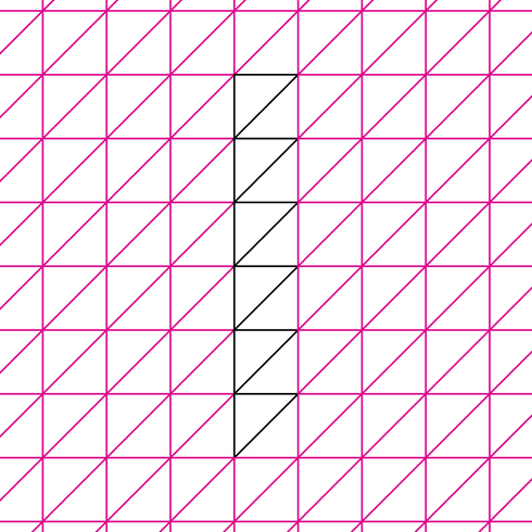 Domestic Stitches - Half Square Triangles