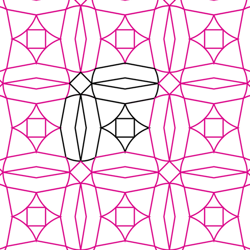 Double Wedding Ring Tile