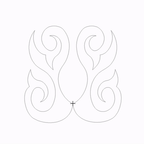 Fancy Ribbon Candy Square