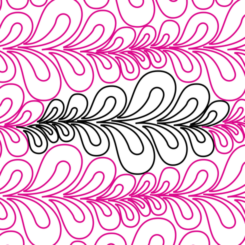 Feather Garland Curved