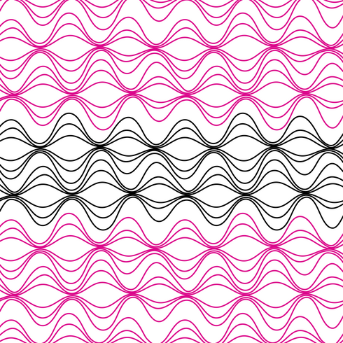 Groovy Waves - Extended Width