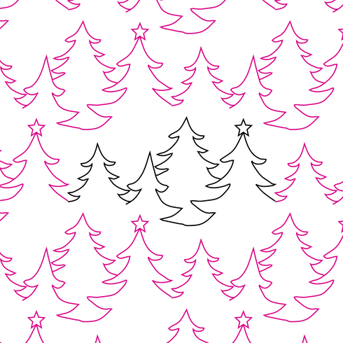 Holiday Evergreen Forest