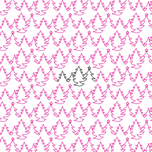 Holiday Evergreen Forest