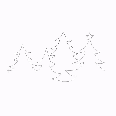 Holiday Evergreen Forest