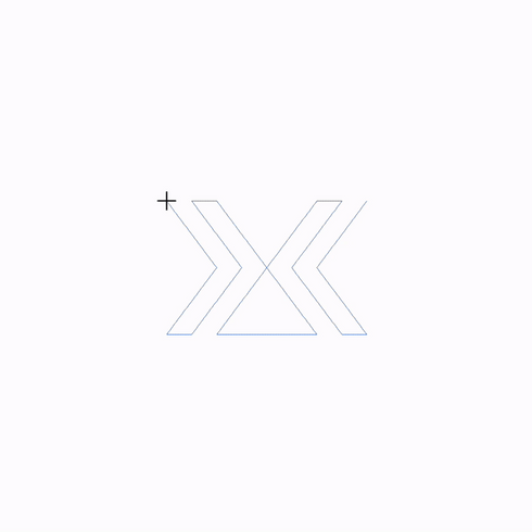 Hugs and Kisses Geometric