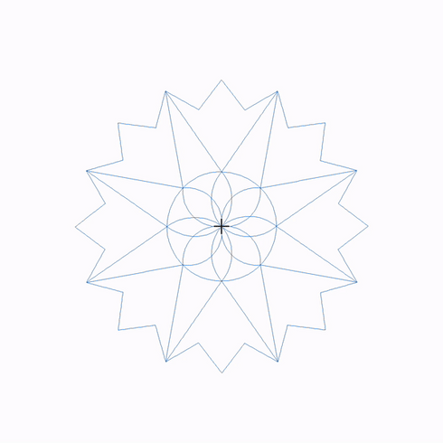 Josephine Star Flower Block