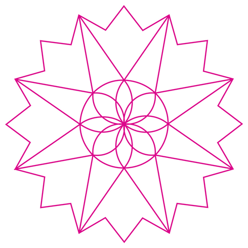 Josephine Star Flower Block