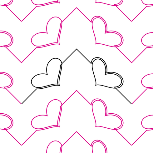 Just Hearts Chevron