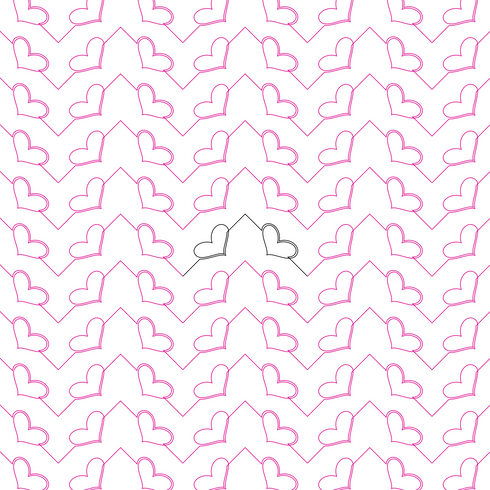 Just Hearts Chevron