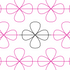 Retro Four-Petal Flower