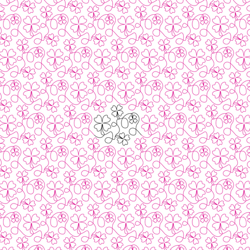 Saint Patricks Clover Field