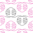 Staggered Monstera