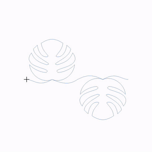 Staggered Monstera