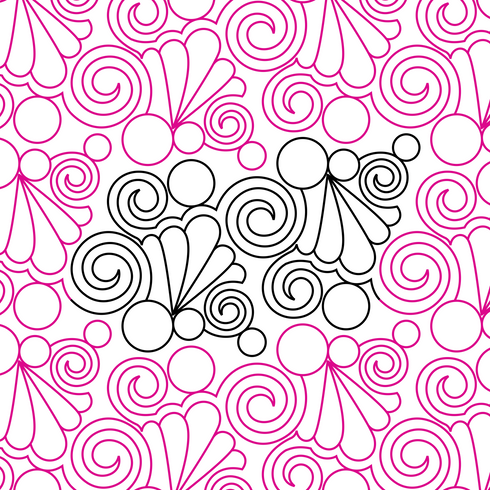 Swirly Feather Bubbles