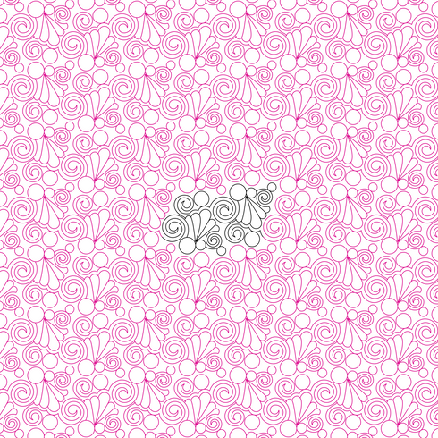 Swirly Feather Bubbles