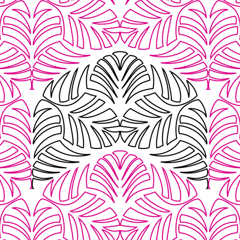 Tropical Monstera Leaves