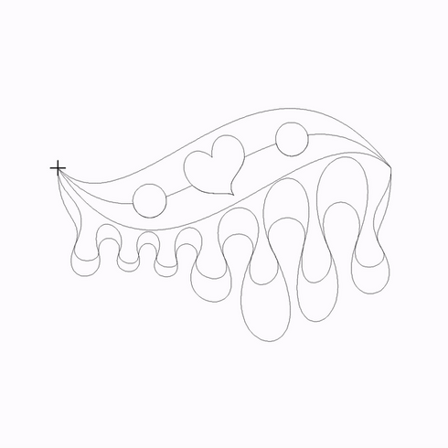 Wisps & Waves - Heart