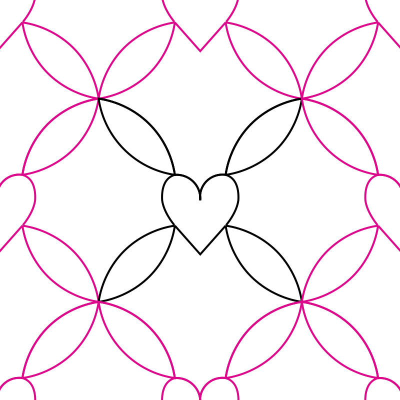 Simple Heart Peel-Pantograph-The Panto Shop